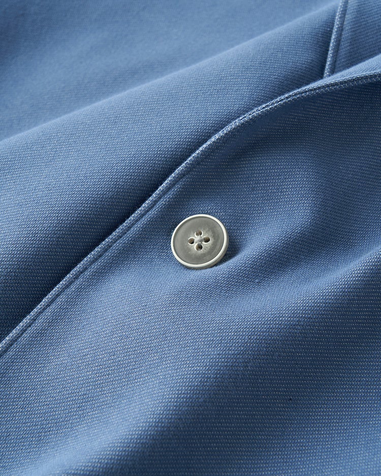 デニム風柔らか高伸縮ジャージジャケット 詳細画像 サックス 5