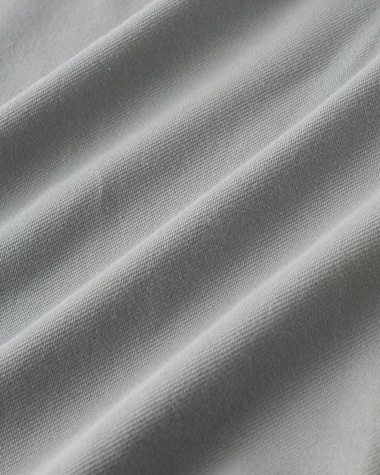 重ね着風・高伸縮ジャージハーフジップ 詳細画像 グレー 6