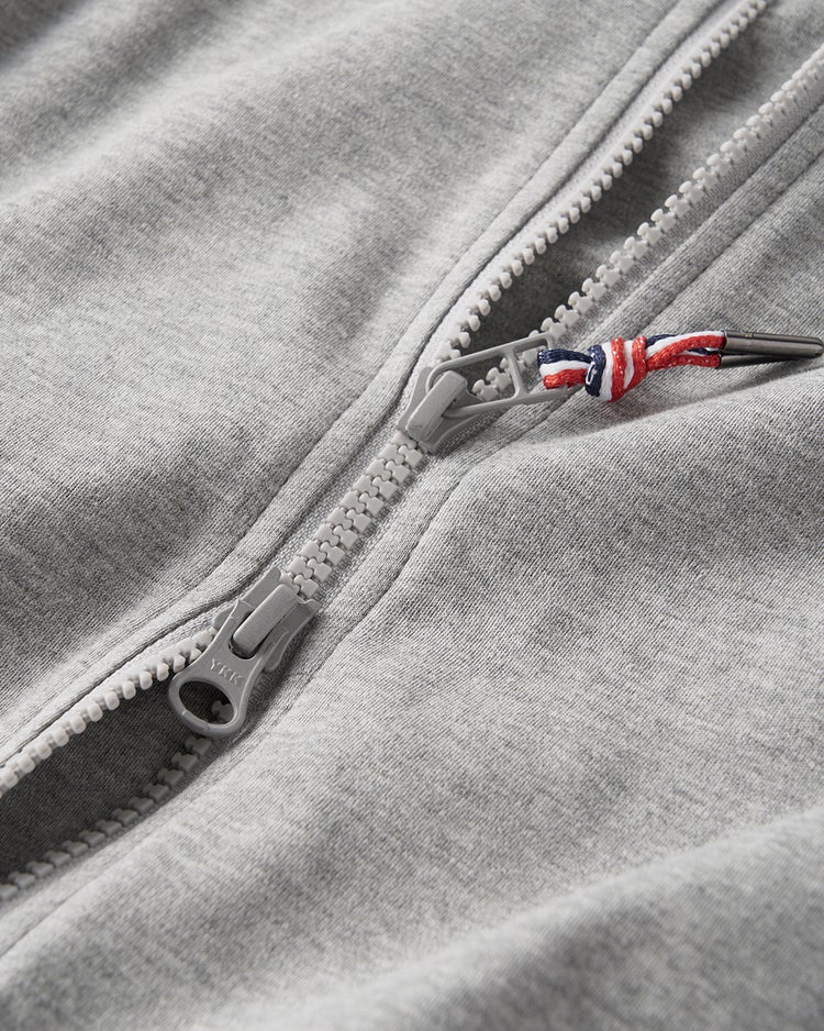 ドゥクラッセT・フルジップフーディ 詳細画像 杢グレー 2