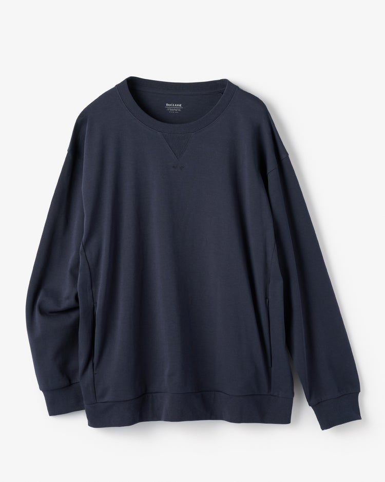 ドゥクラッセT・スウェットシャツ長袖 詳細画像 ネイビー 1