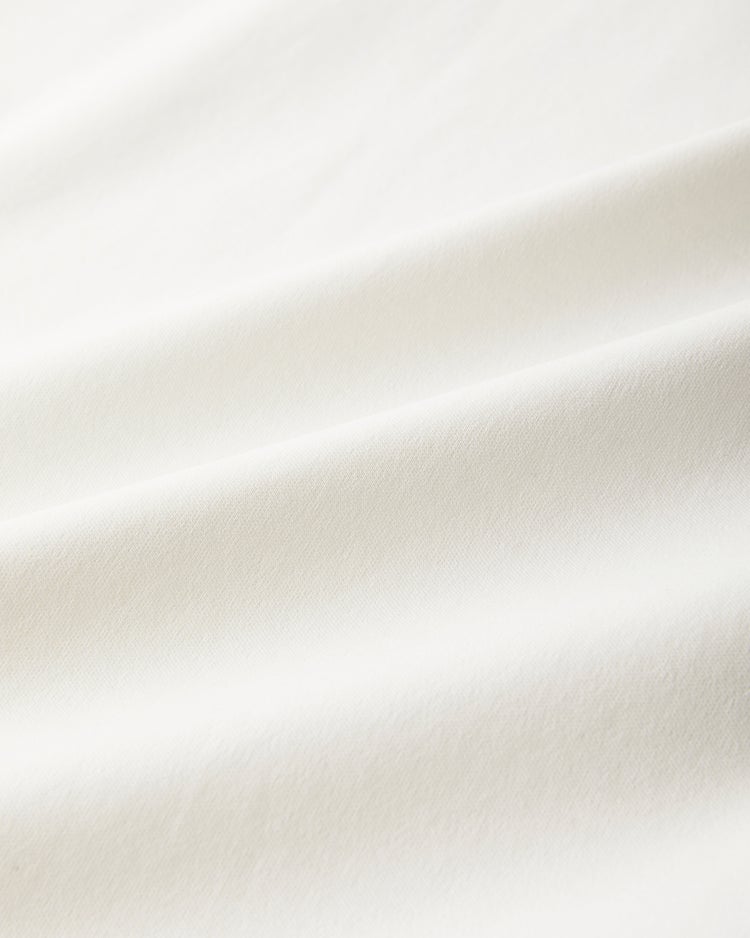 接触冷感・綿100%オーバーサイズT・5分袖 詳細画像 ホワイト 3