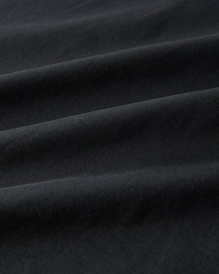 接触冷感・綿100%オーバーサイズT・5分袖 詳細画像 ブラック 2