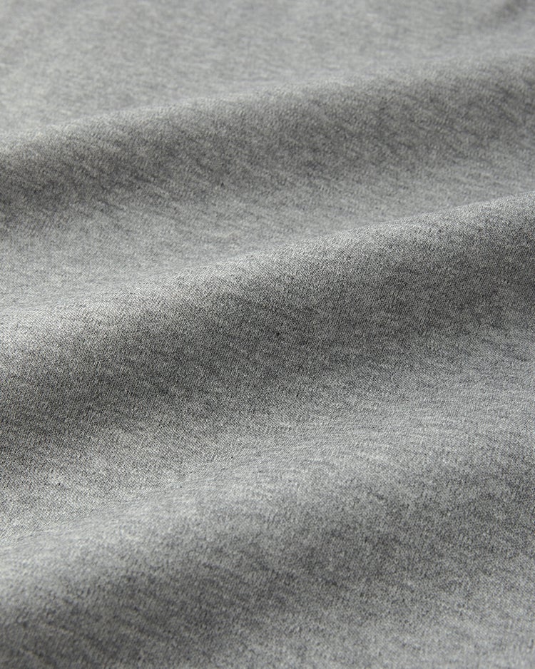 接触冷感・綿100%オーバーサイズポロ・5分袖 詳細画像 杢グレー 2