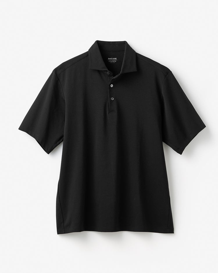 ジャケット専用ドレスポロ半袖 詳細画像 ブラック 1