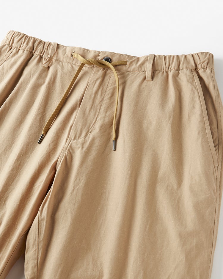 コットンヘンプイージーパンツ 詳細画像 ベージュ 2