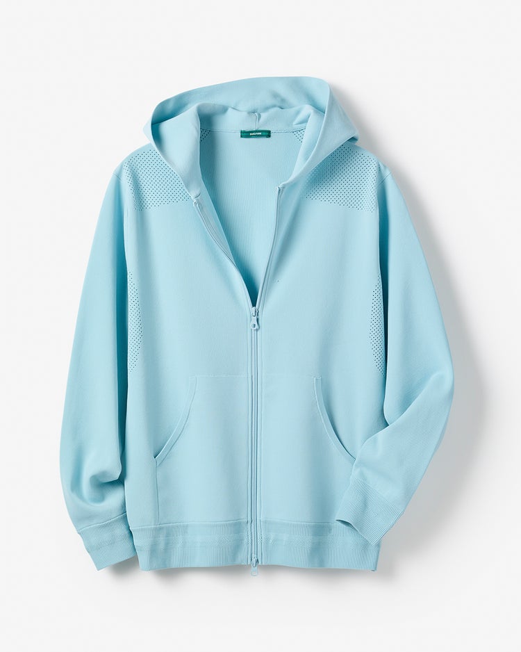 超軽量ストレッチ動きラクゴルフパーカ 詳細画像 サックス 2