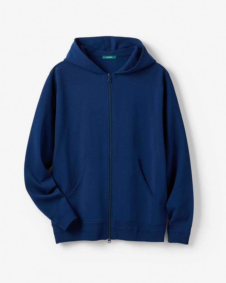 超軽量ストレッチ動きラクゴルフパーカ 詳細画像 ダークブルー 1