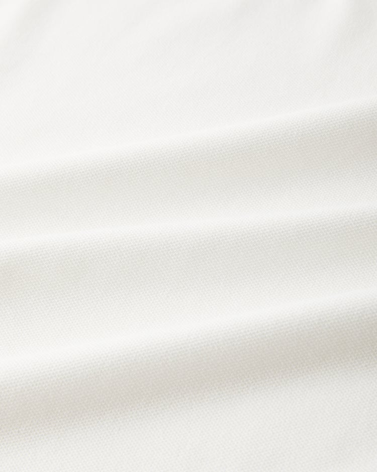 台衿付き速乾ビズポロ長袖 詳細画像 ホワイト 3