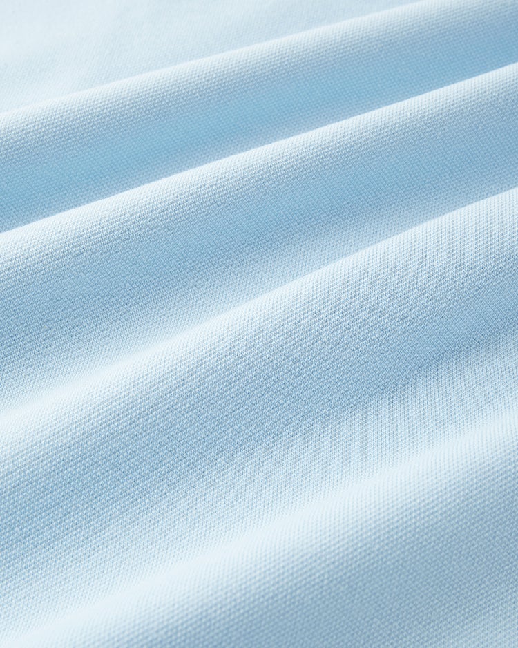 台衿付き速乾ビズポロ長袖 詳細画像 サックス 2