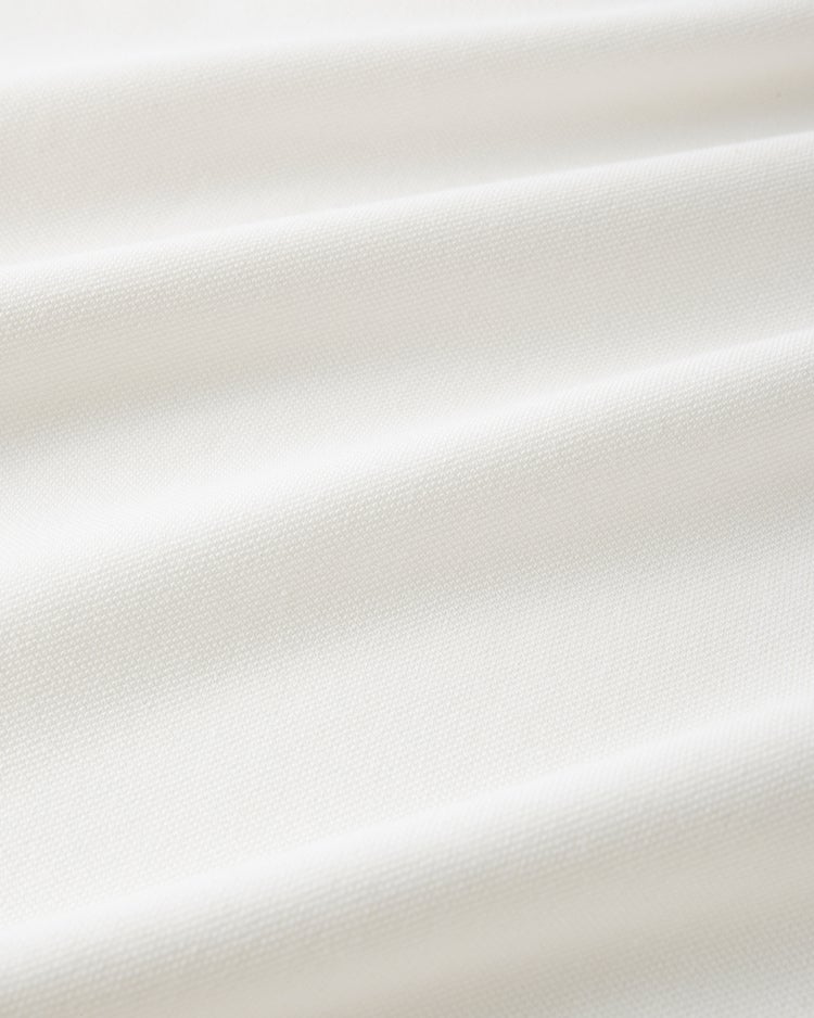 台衿付き速乾ビズポロ半袖 詳細画像 ホワイト 2