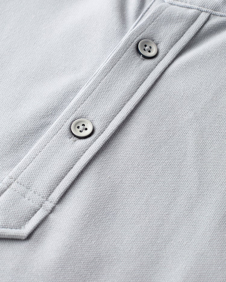 吸汗速乾ゴルフポロ半袖 詳細画像 ライトグレー 2