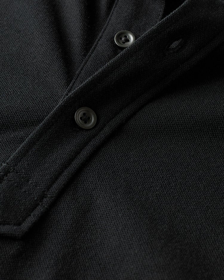 吸汗速乾ゴルフポロ半袖 詳細画像 ブラック 2