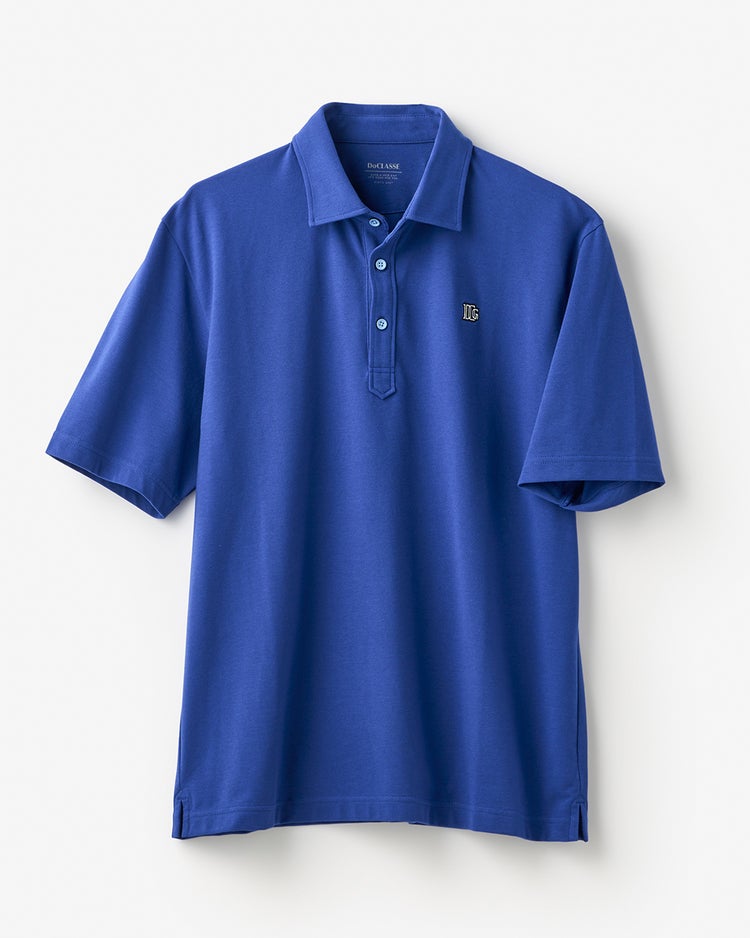 吸汗速乾ゴルフポロ半袖 詳細画像 ブルー 1