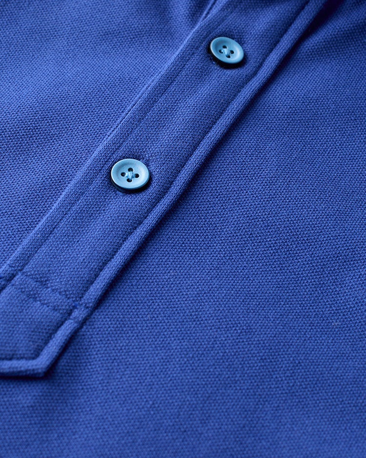 吸汗速乾ゴルフポロ半袖 詳細画像 ブルー 2