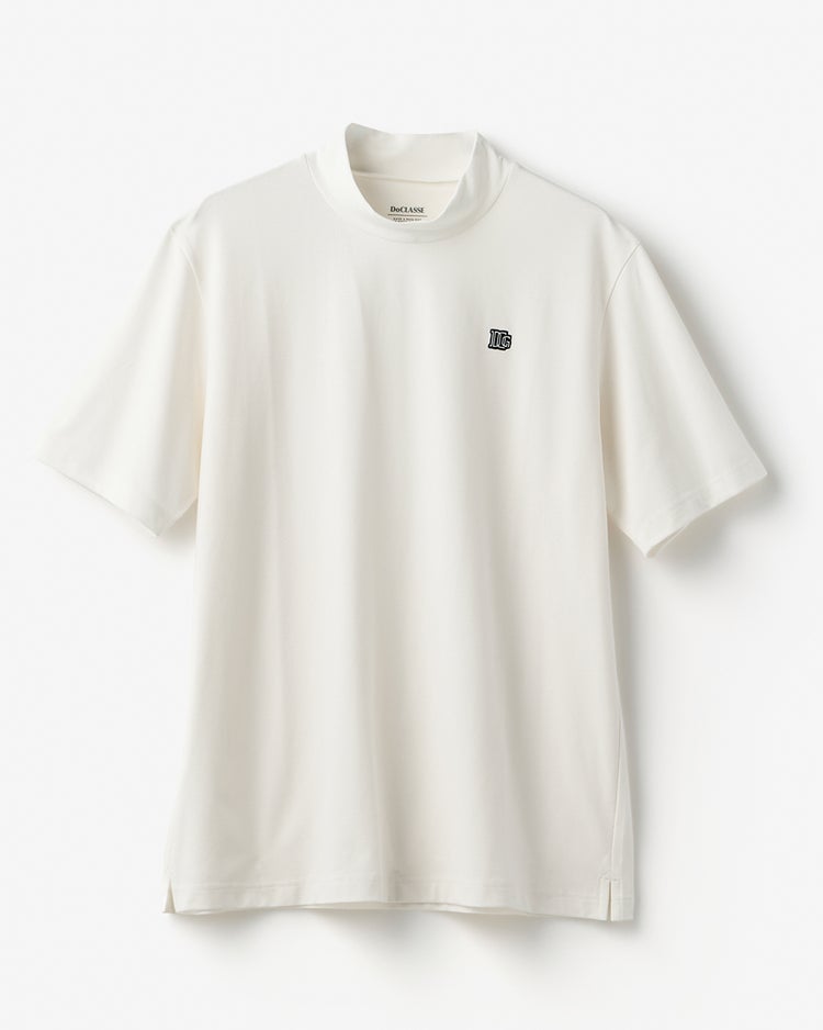 吸汗速乾ゴルフモック半袖 詳細画像 ホワイト 1