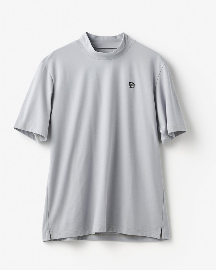 吸汗速乾ゴルフモック半袖 詳細画像 ライトグレー 1