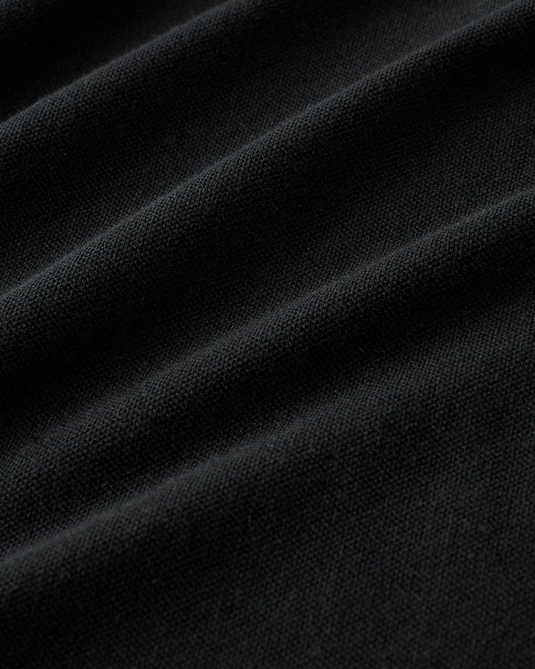 吸汗速乾ゴルフモック半袖 詳細画像 ブラック 2