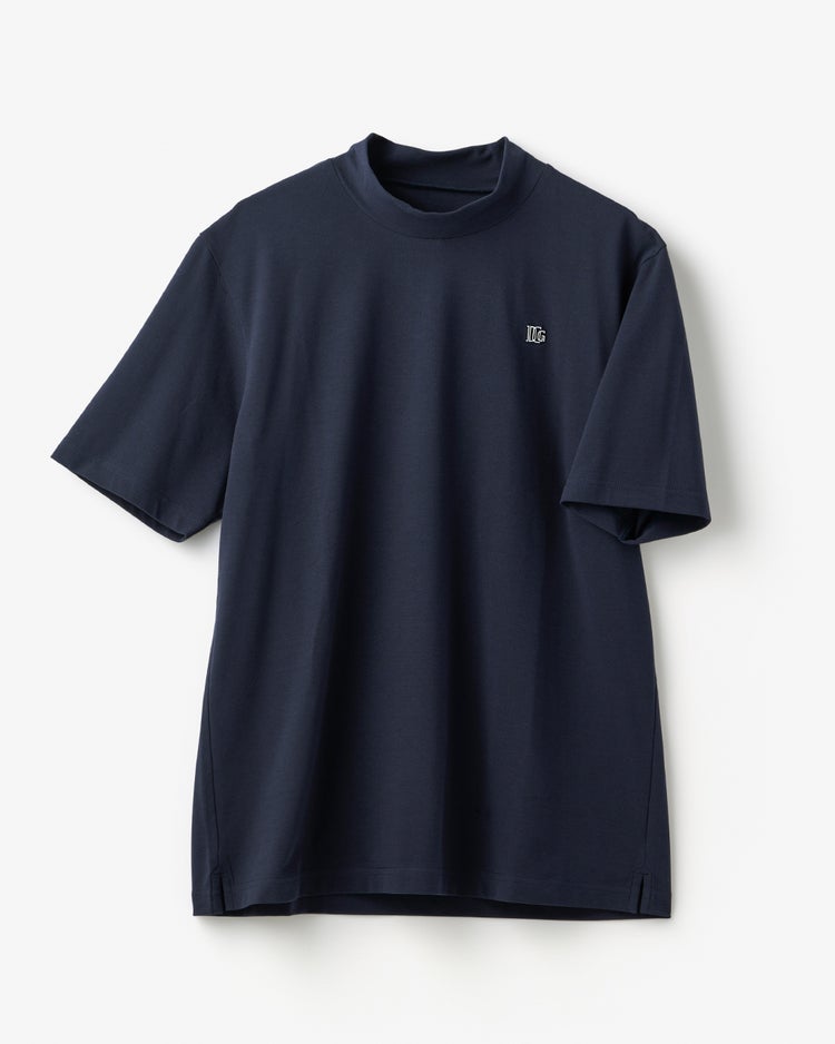 吸汗速乾ゴルフモック半袖 詳細画像 ネイビー 1