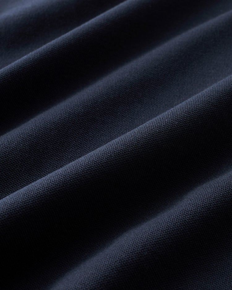 吸汗速乾ゴルフモック半袖 詳細画像 ネイビー 2