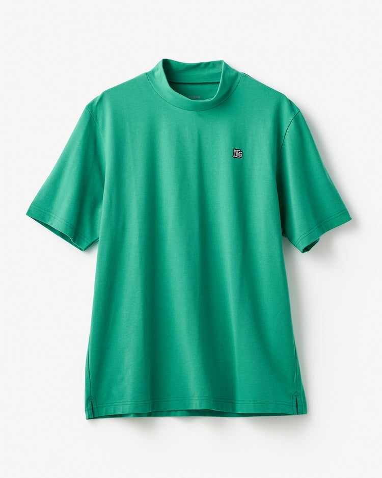 吸汗速乾ゴルフモック半袖 詳細画像 グリーン 1