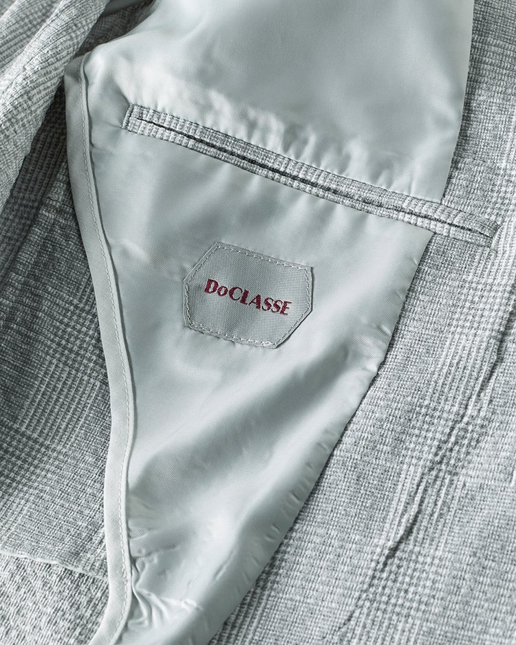 シアサッカードライストレッチジャケット 詳細画像 グレーグレンチェック 2