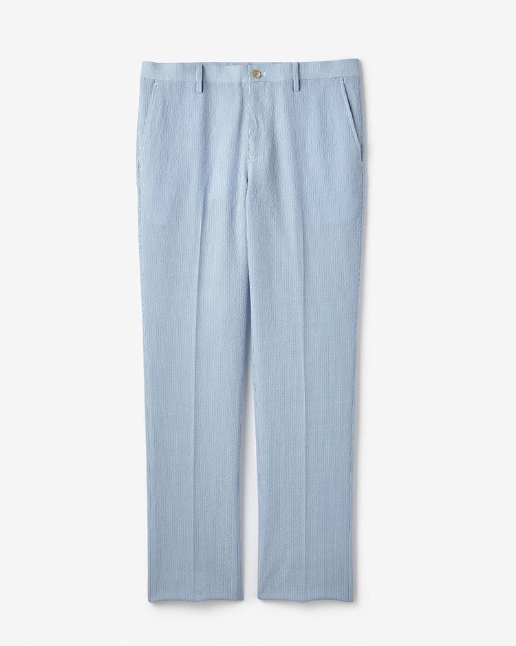 シアサッカードライストレッチパンツ 詳細画像 ブルーストライプ 1