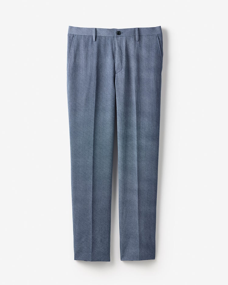 シアサッカードライストレッチパンツ 詳細画像 ミッドナイトパターン 2