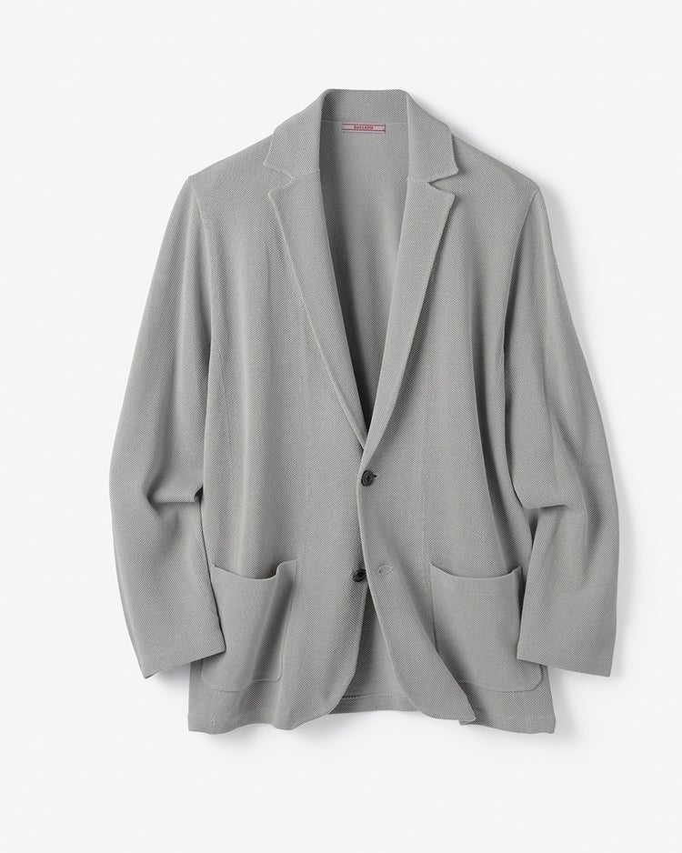 羽織り感覚ドライテーラードジャケット 詳細画像 ライトグレー 1