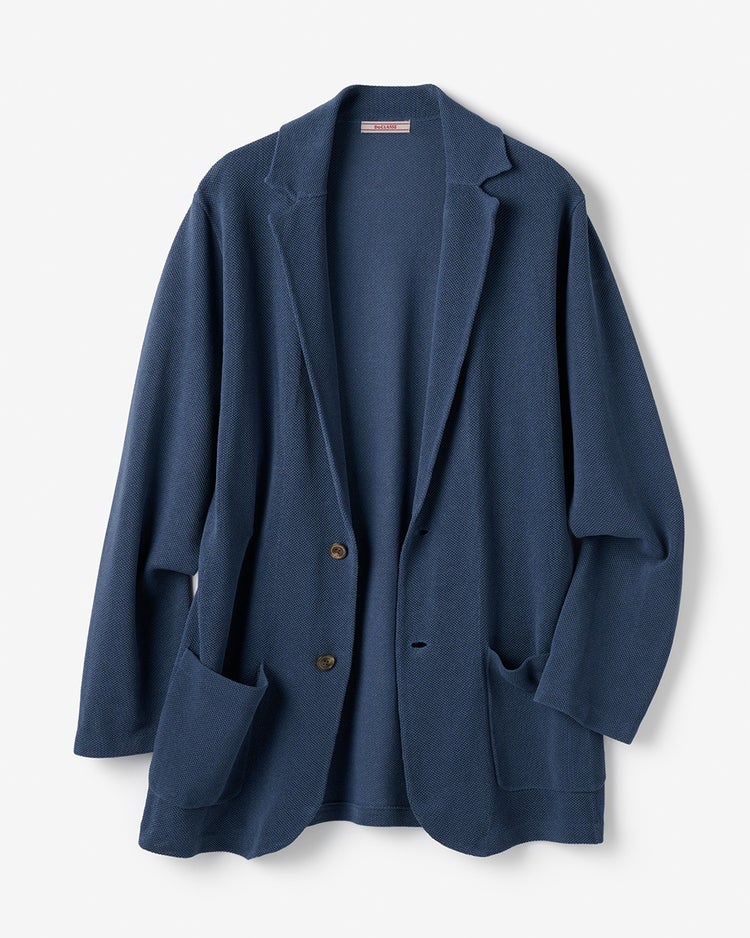 羽織り感覚ドライテーラードジャケット 詳細画像 ブルーグレー 1