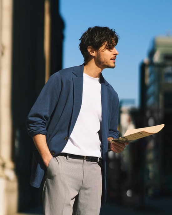 羽織り感覚ドライテーラードジャケット