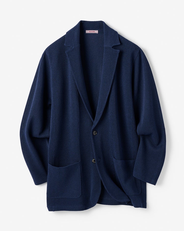 羽織り感覚ドライテーラードジャケット 詳細画像 ネイビー 1