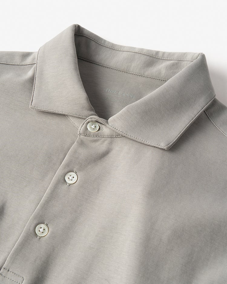 ジャケット専用ドレスポロ長袖 詳細画像 グレー 2