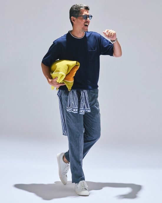 スーパーライトリネンCOOLMAXパンツ