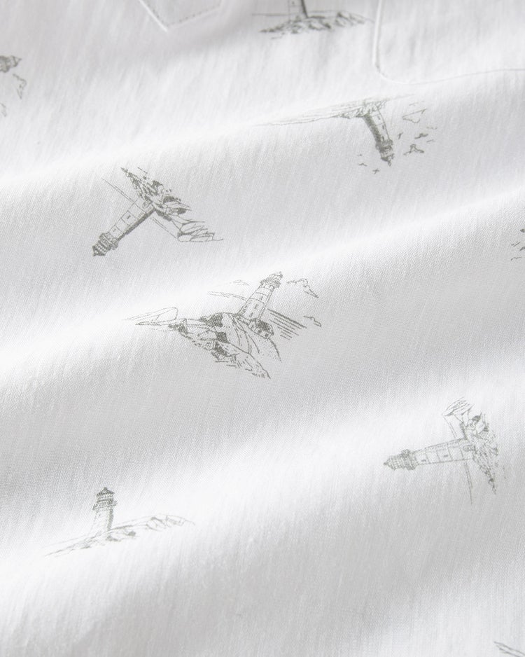 COOLMAXリネン混シャツ長袖 詳細画像 ホワイトパターン 3