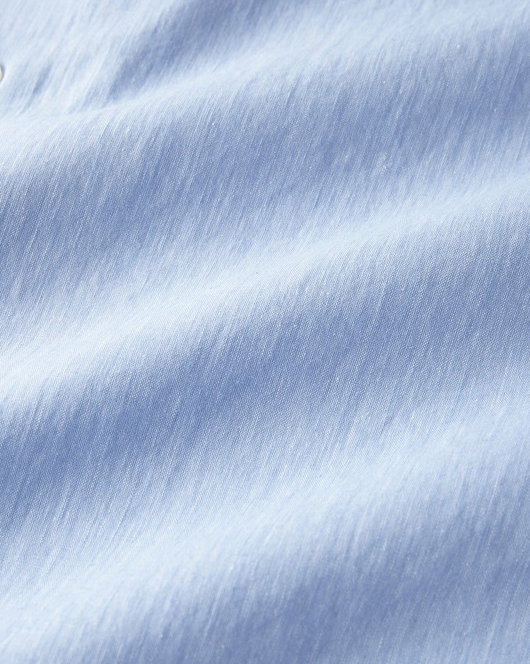 COOLMAXリネン混シャツ長袖 詳細画像 サックス 3