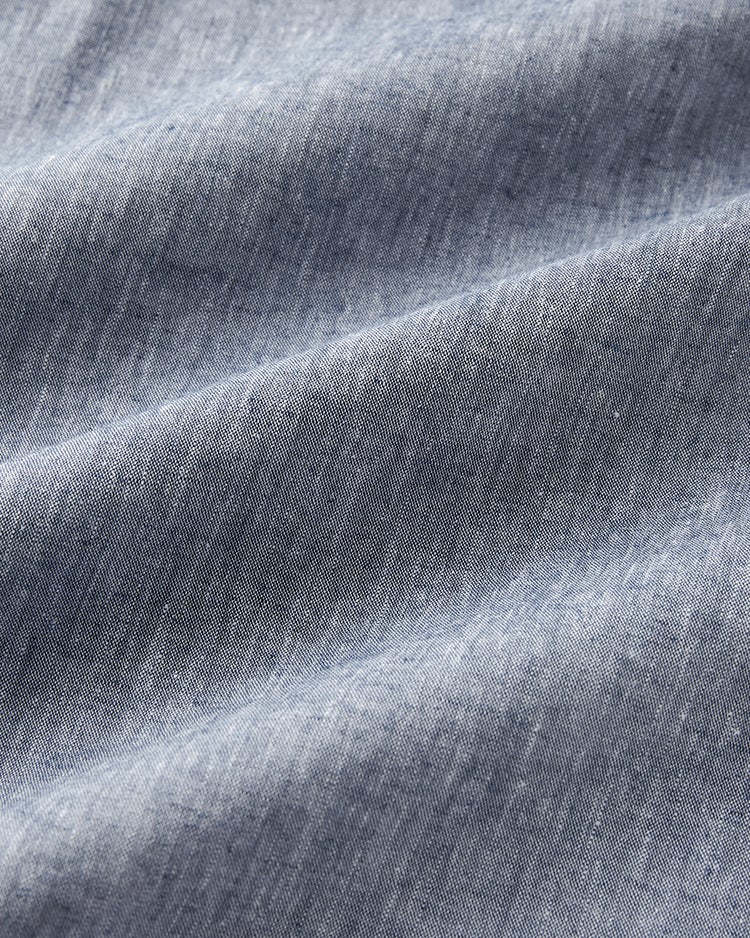 COOLMAXリネン混シャツ半袖 詳細画像 インディゴ 2