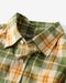 ヴィンテージライクマドラスチェックシャツ半袖 詳細画像