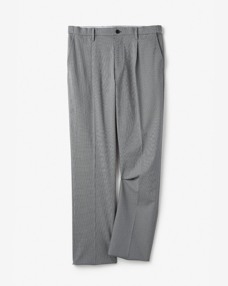 Doアイステックス調節可能ワンタックパンツ 詳細画像 グレー千鳥 1