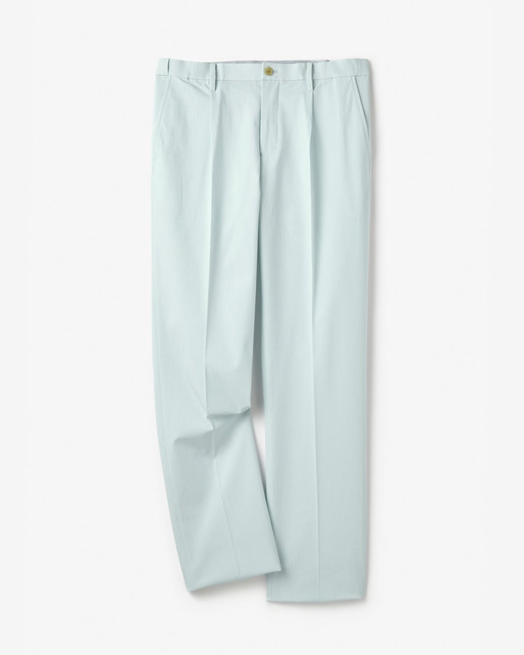 Doアイステックス調節可能ワンタックパンツ 詳細画像 サックスストライプ 1