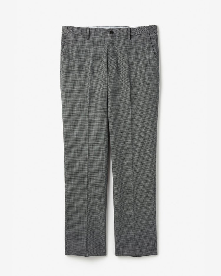 Doアイステックス調節可能ノータックパンツ 詳細画像 チャコール千鳥 1