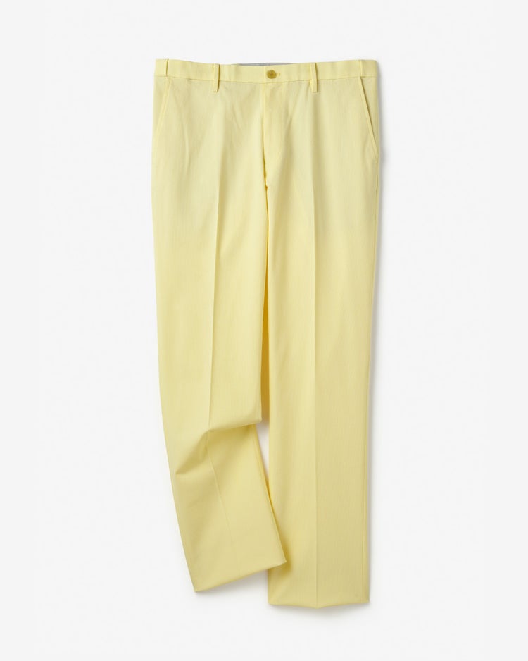 Doアイステックス調節可能ノータックパンツ 詳細画像 イエローストライプ 1