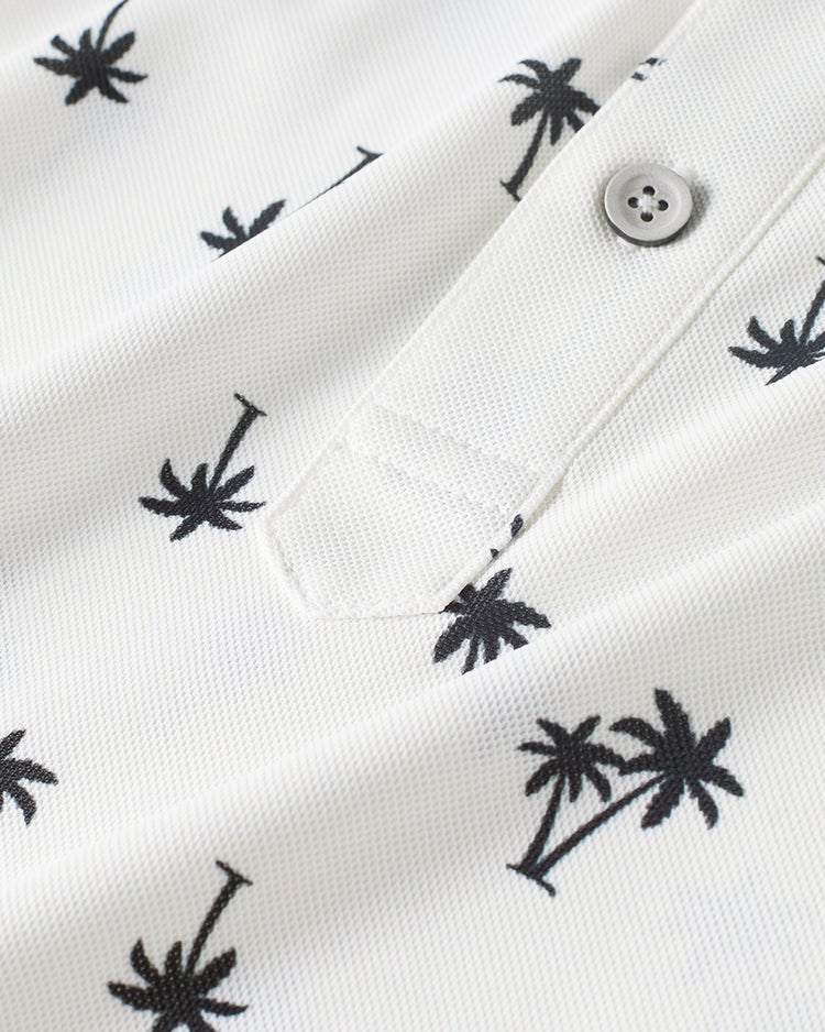 ストレッチジャージゴルフポロシャツ 詳細画像 パームツリー 3