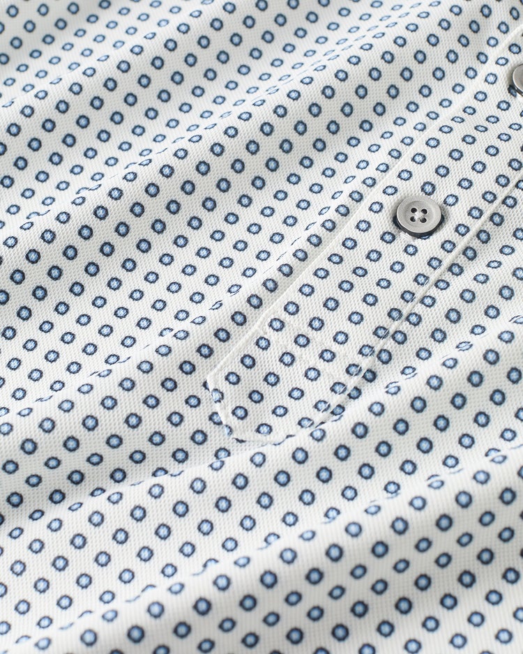 ストレッチジャージゴルフポロシャツ 詳細画像 小紋柄 2