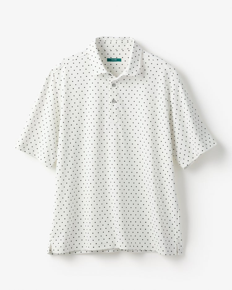 ストレッチジャージゴルフポロシャツ 詳細画像 ドット 1