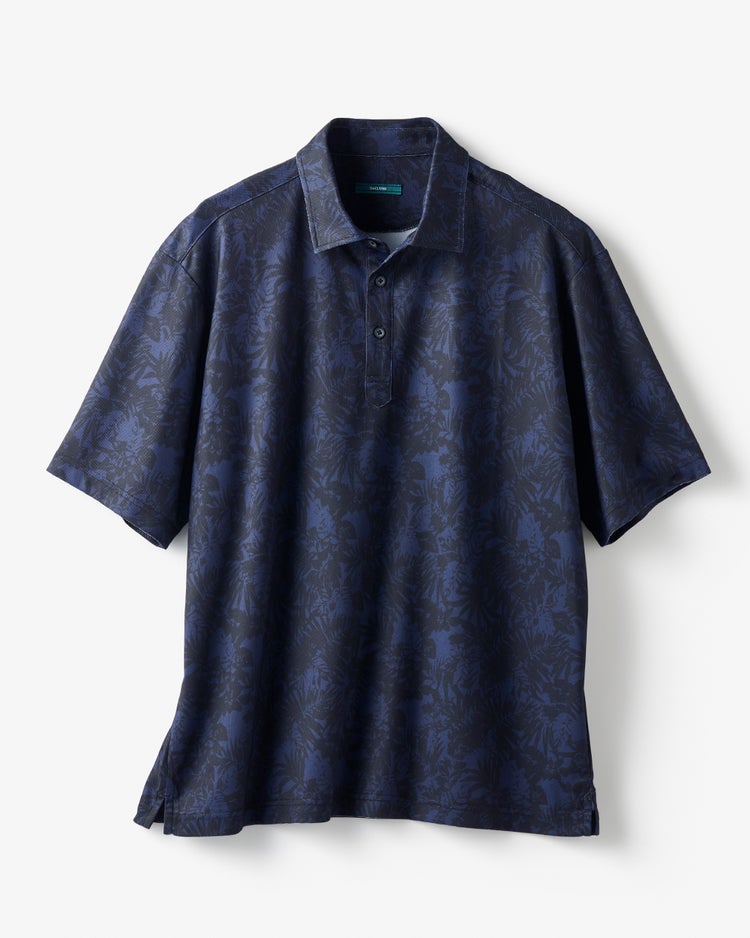 ストレッチジャージゴルフポロシャツ 詳細画像 リーフ 1