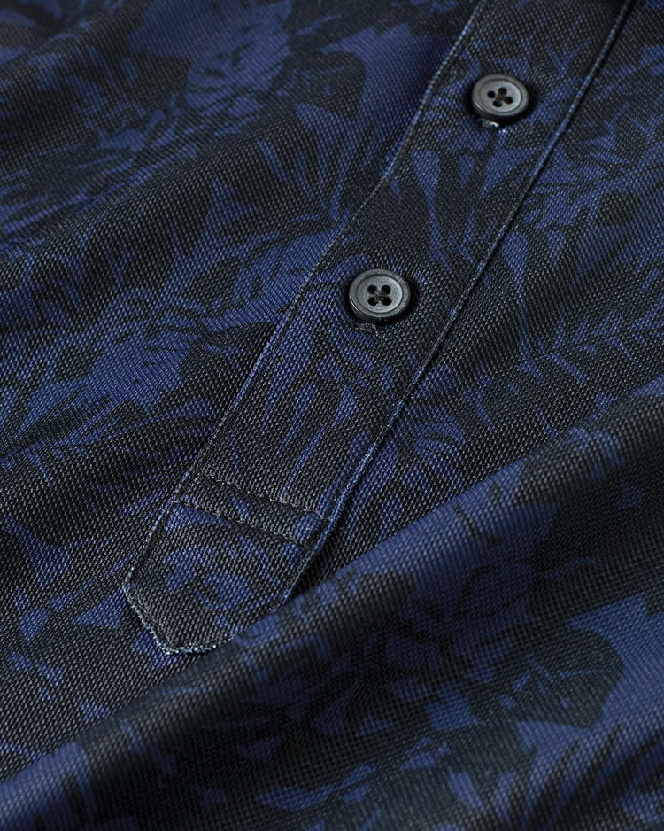 ストレッチジャージゴルフポロシャツ 詳細画像 リーフ 2