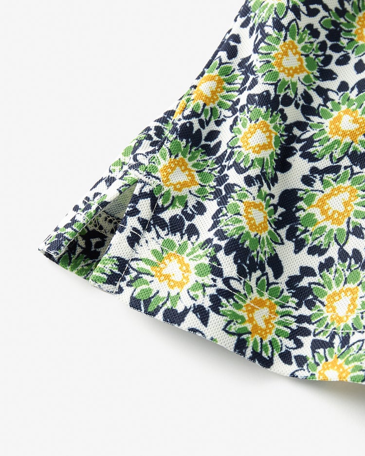 ストレッチジャージゴルフポロシャツ 詳細画像 フラワー 3