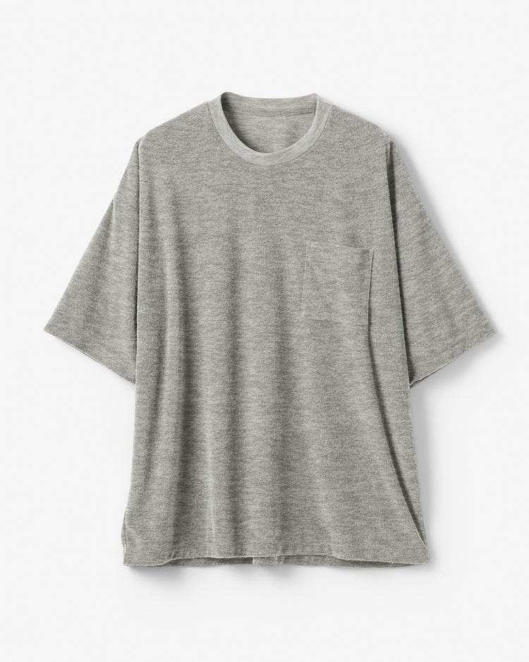 パイルリラックスクルーネックTシャツ 詳細画像 杢グレー 1