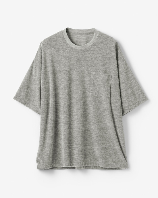 パイルリラックスクルーネックTシャツ