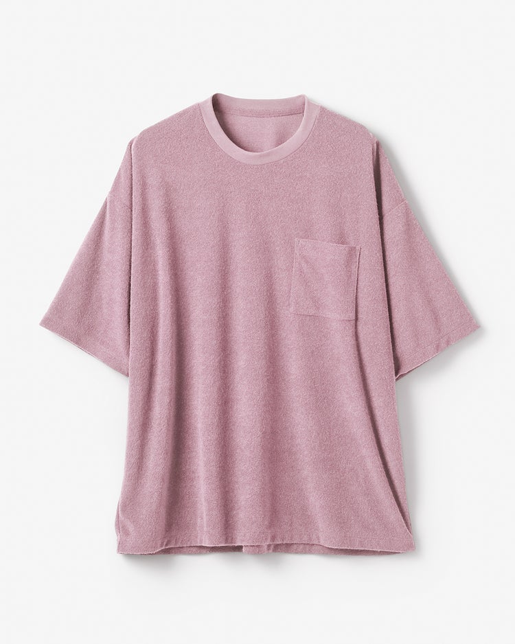 パイルリラックスクルーネックTシャツ 詳細画像 ライラック 2